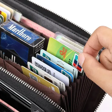 LUXURY BLACK PLAIN WALLET